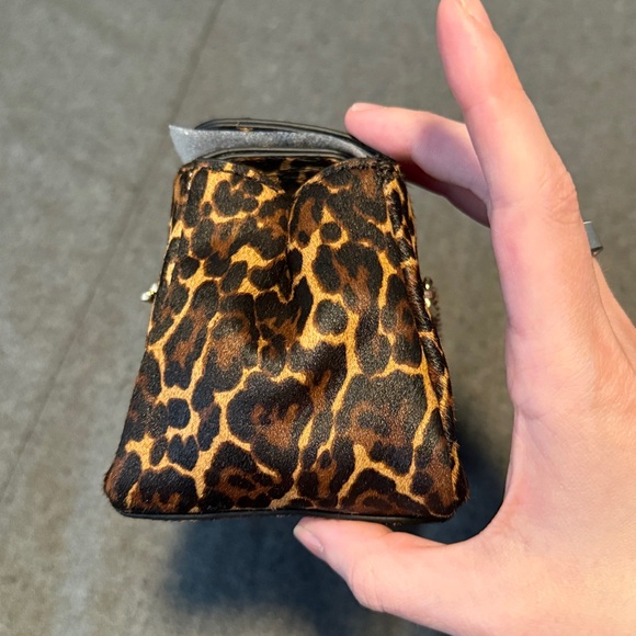 J.Crew Chain strap bag in leopard print calf hair, NWT - Picture 5 of 9